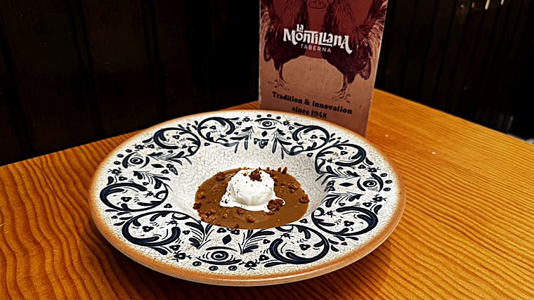 Gachas de mosto en Taberna La Montillana