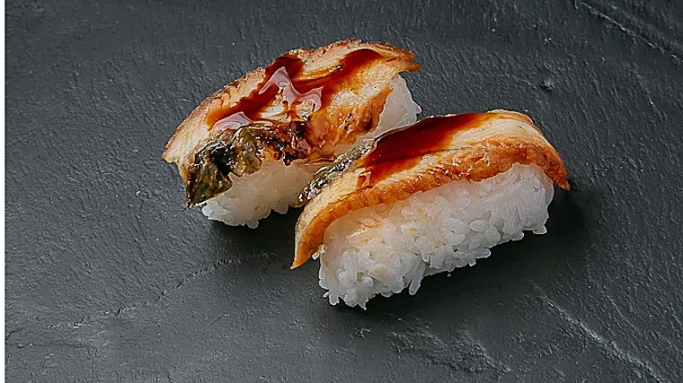 Nigiri del restaurante Wasabi, en Sevilla