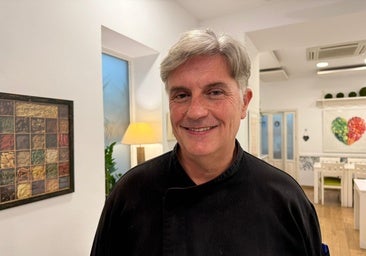 E chef cordobés Rafa Bellido en su restaurante Barra y Mesa