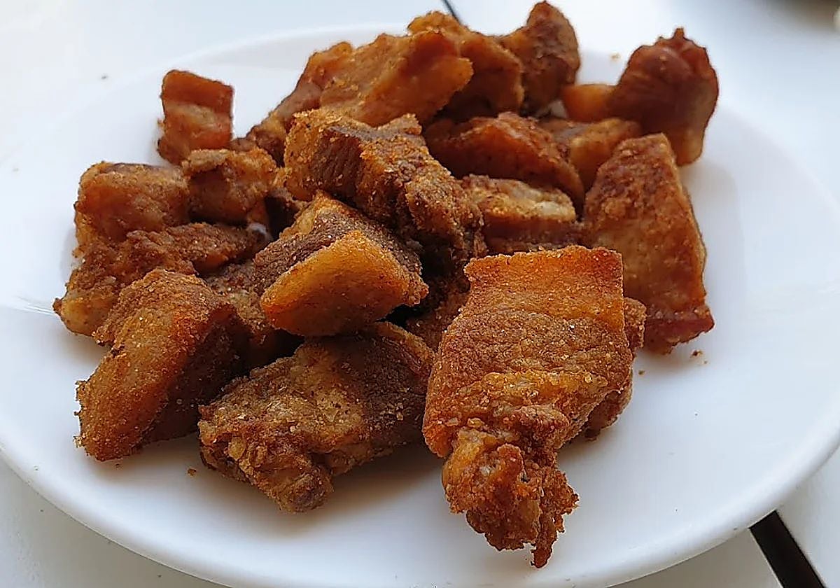 Plato de chicharrones