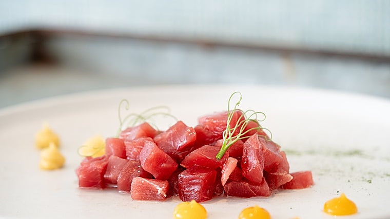 Tuna tartare from El Merendero by Antonio Martín