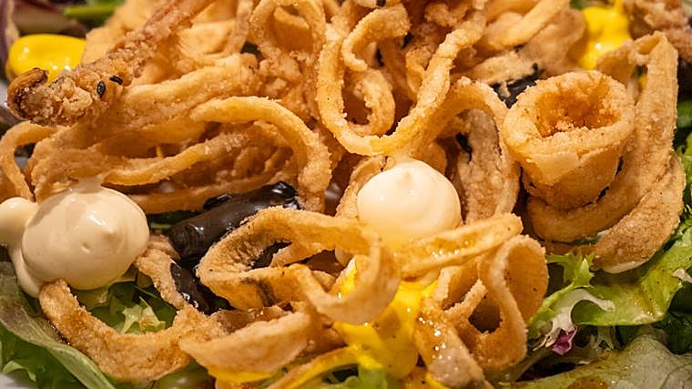 Grillao de lula frita