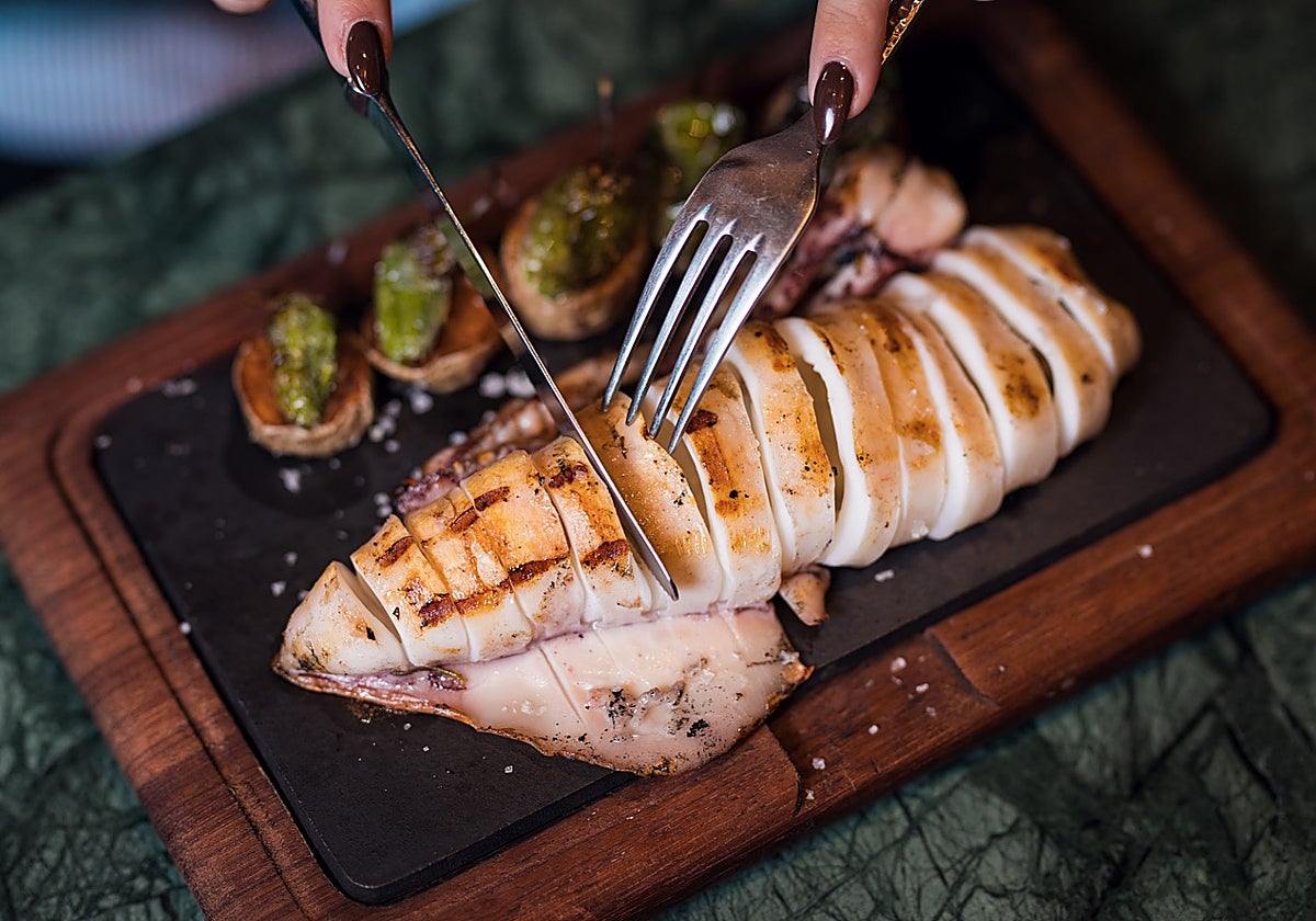 Plato servido en 'Balbuena y Huertas', el nuevo Bib Gourmand de la Guía Michelín en Sevilla