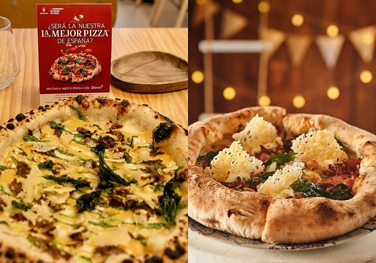 Las dos pizzas de Sevilla finalistas del Campeonato de España de Pizzas 2025 que disputan el título a ser mejor pizza de España