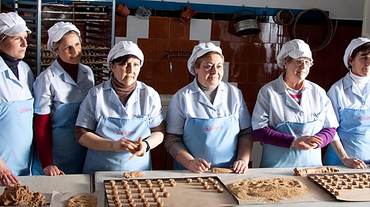 Trabajadoras del obrador La Colchona