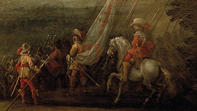 El capitán jinete, el alférez y el sargento con su alabarda, los pilares de los tercios, la revolución de la infantería española en el siglo XVII