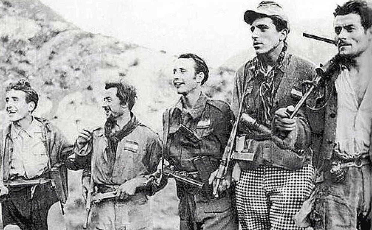 Partisanos italianos en la IIGM