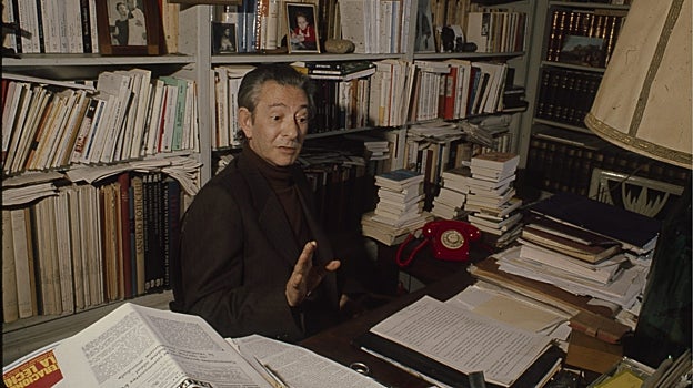 Dinisio Ridruejo, durante un encuentro con ABC en 1970