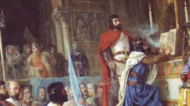 La Jura de Alfonso VI en Santa Gadea, de Armando Menoca.