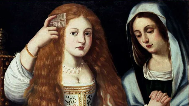 Retrato de María La calderona, una de las conquistas amorosas de Felipe IV.