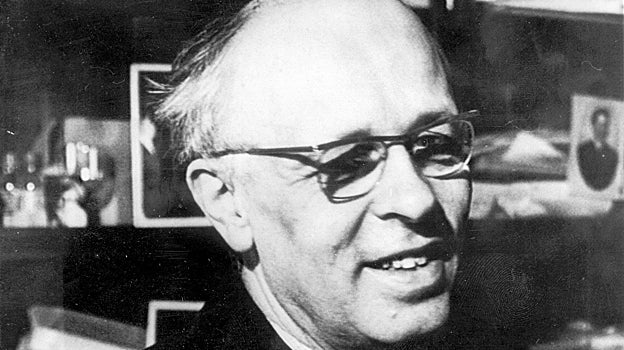 Sájarov, en el momento de recibir la noticia del Nobel de la Paz, en 1975