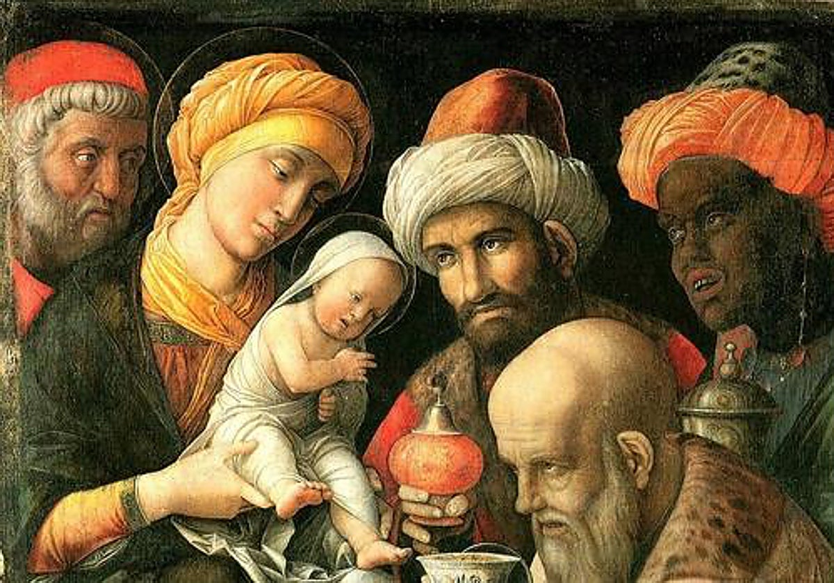 Adoración de los Reyes Magos al Niño