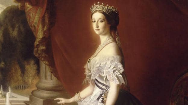 Retrato de Eugenia de Montijo.