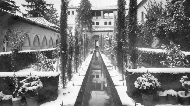 El Generalife, en el invierno de 1926