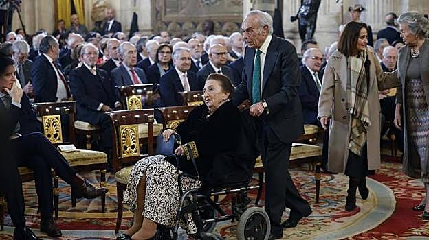 La Infanta Margarita y su marido en el acto.