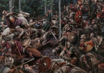 Covadonga: Ferrer-Dalmau lanza una bomba pictórica contra los que niegan la batalla clave de la historia de España