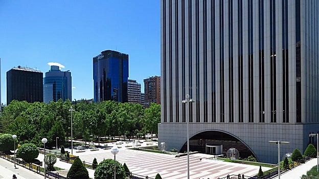 Torre Picasso, de 43 plantas y en la que trabajaban 5.000 personas