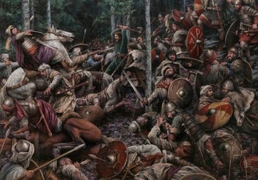 Augusto Ferrer-Dalmau y JM Nieto vuelven a la carga con Covadonga: ve aquí la viñeta exclusiva de ABC sobre la batalla