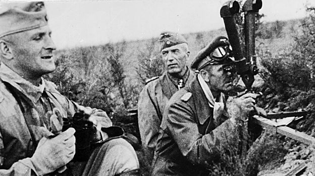 El general Paulus, junto a su Estado Mayor