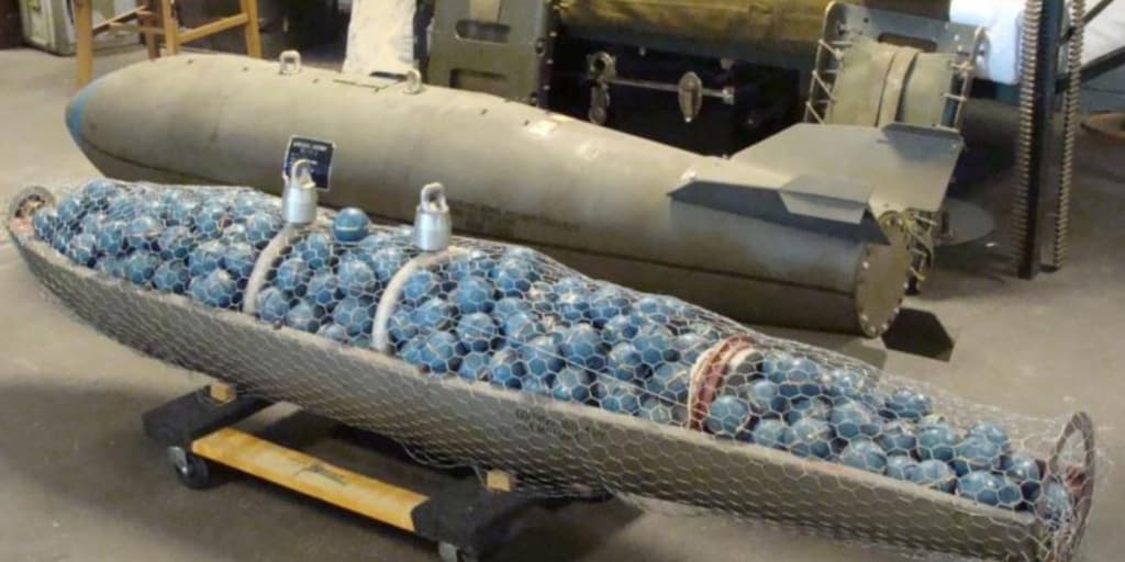 the cluster munition that terrified civilians in WWII and is now going to receive Ukraine