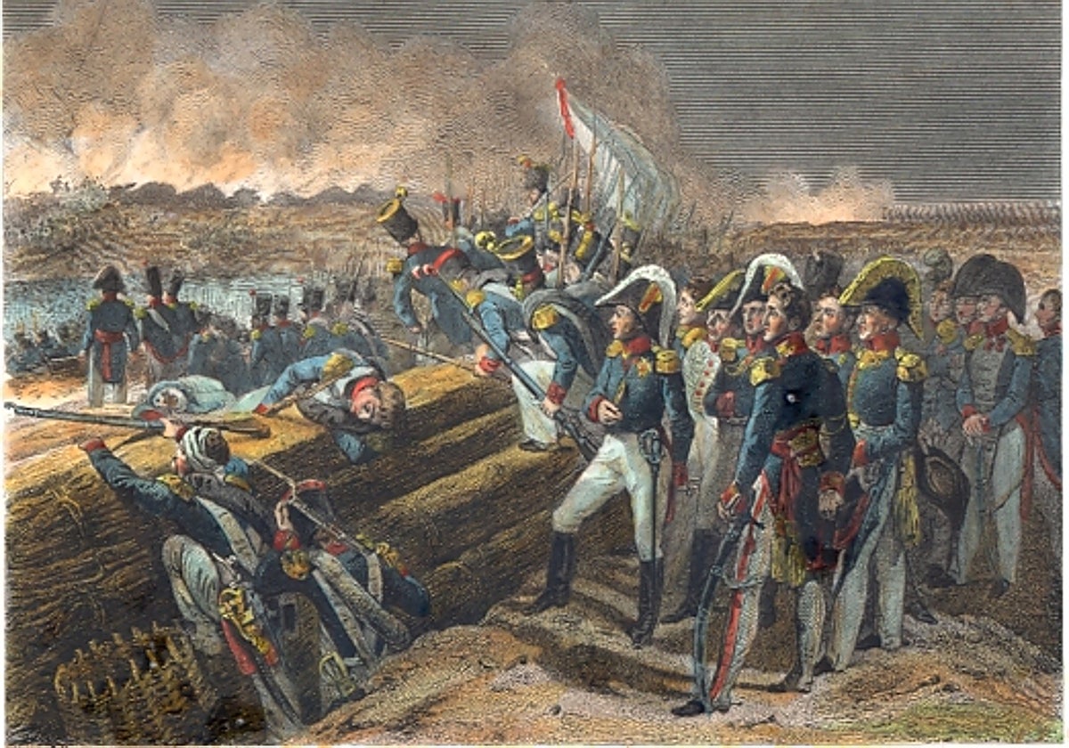 Cuadro de la intervención en las isla del Trocadero de Los Cien Mil Hijos de San Luis