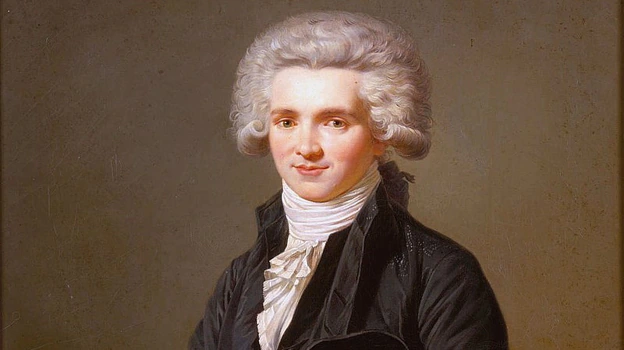 Robespierre, pintado al óleo en 1785 por Pierre Roch Vigneron