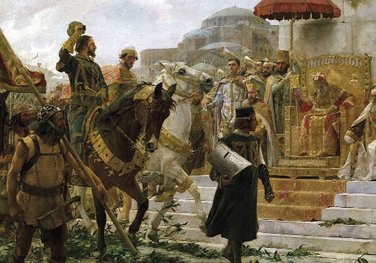 Entrada de Roger de Flor en Constantinopla