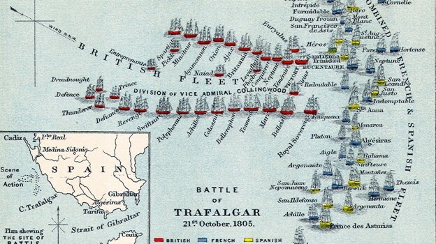 Maniobra de Nelson en la batalla de Trafalgar