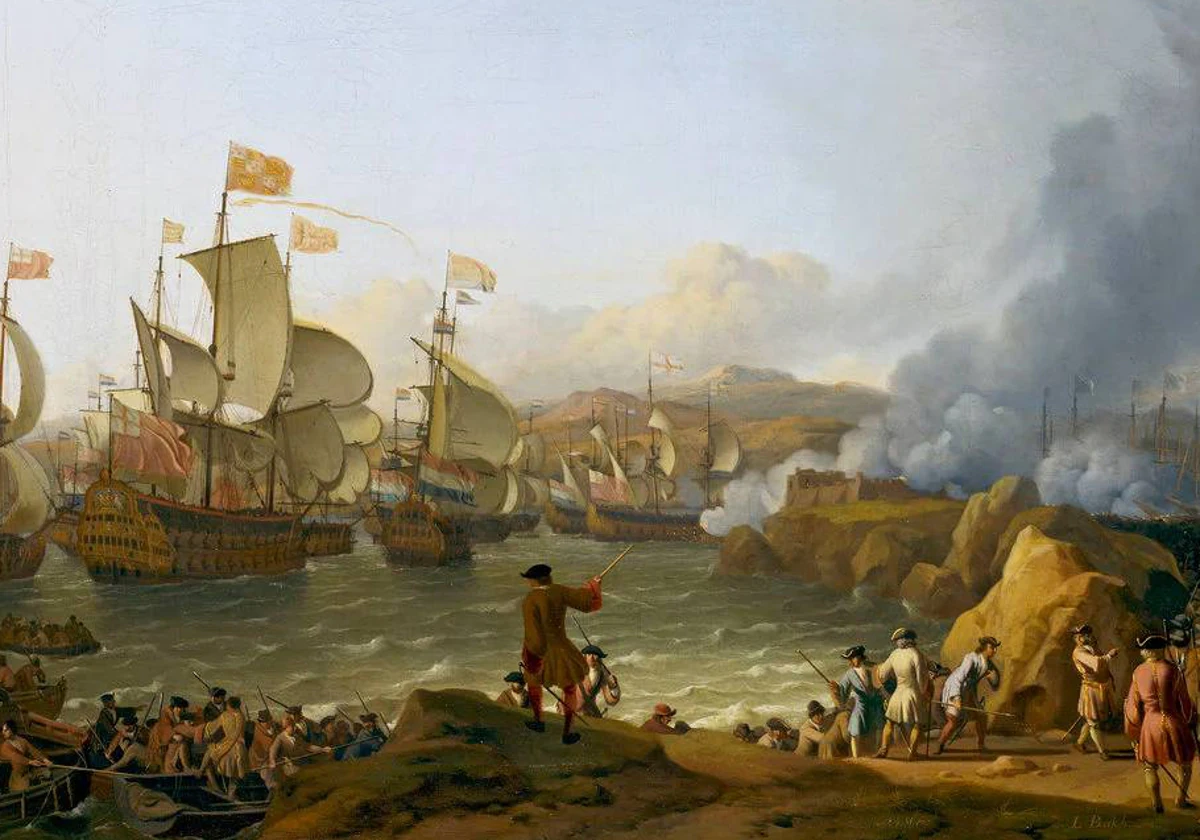 La batalla de Rande, en 1702