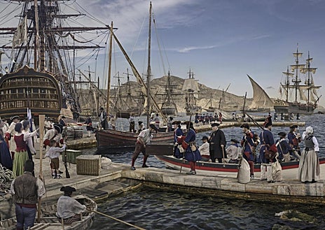 Imagen secundaria 1 - Amputación de la pierna de Blas de Lezo, arsenal de Cartagena y primera promoción de oficiales