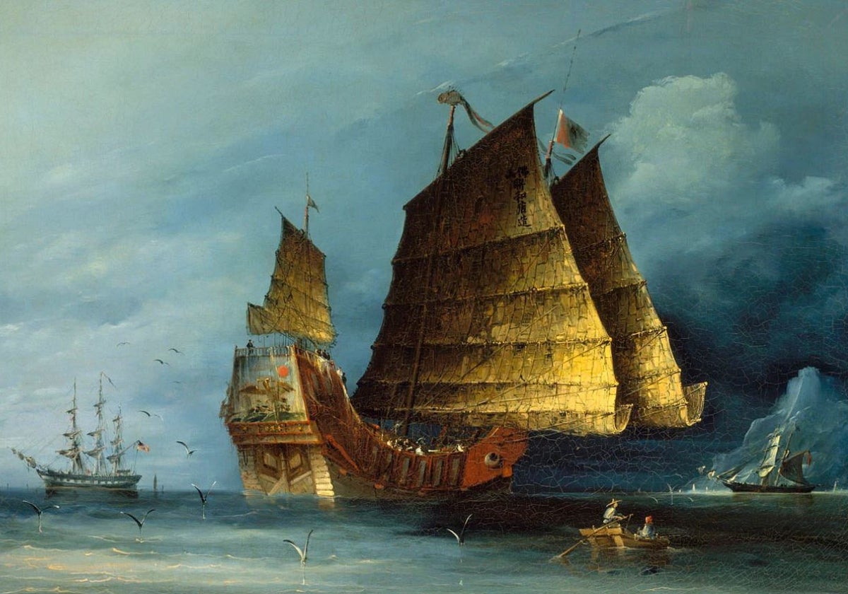 Uno de los clásicos barcos que China empleó en el siglo XV