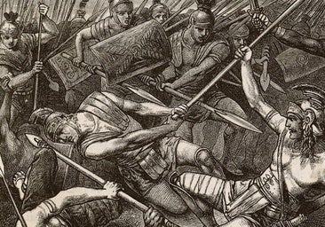 La venganza de las legiones romanas contra el ejército de Espartaco que también sufrió Jesucristo