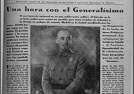 Cuando Franco reconoció que reinstauraría la Monarquía al terminar la Guerra Civil, pero «una muy distinta»