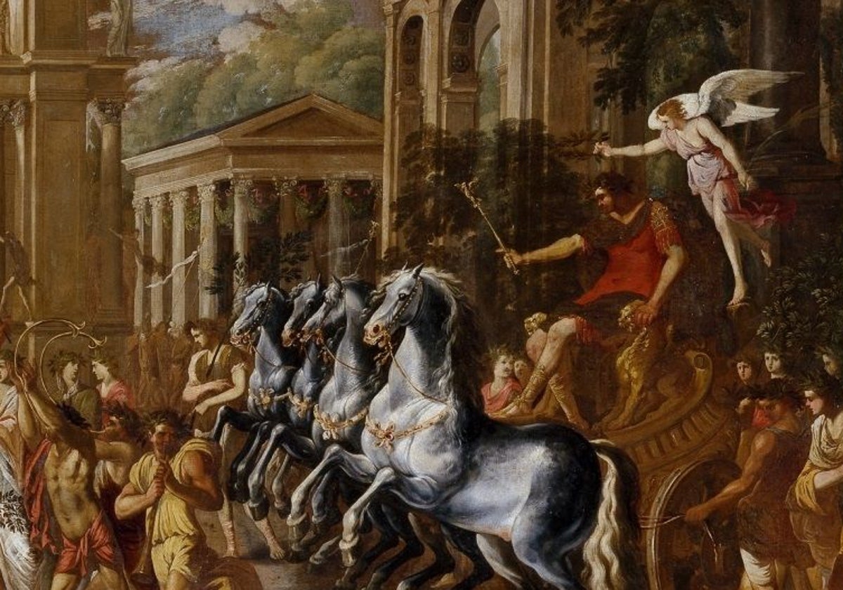 Entrada de Vespasiano en Roma
