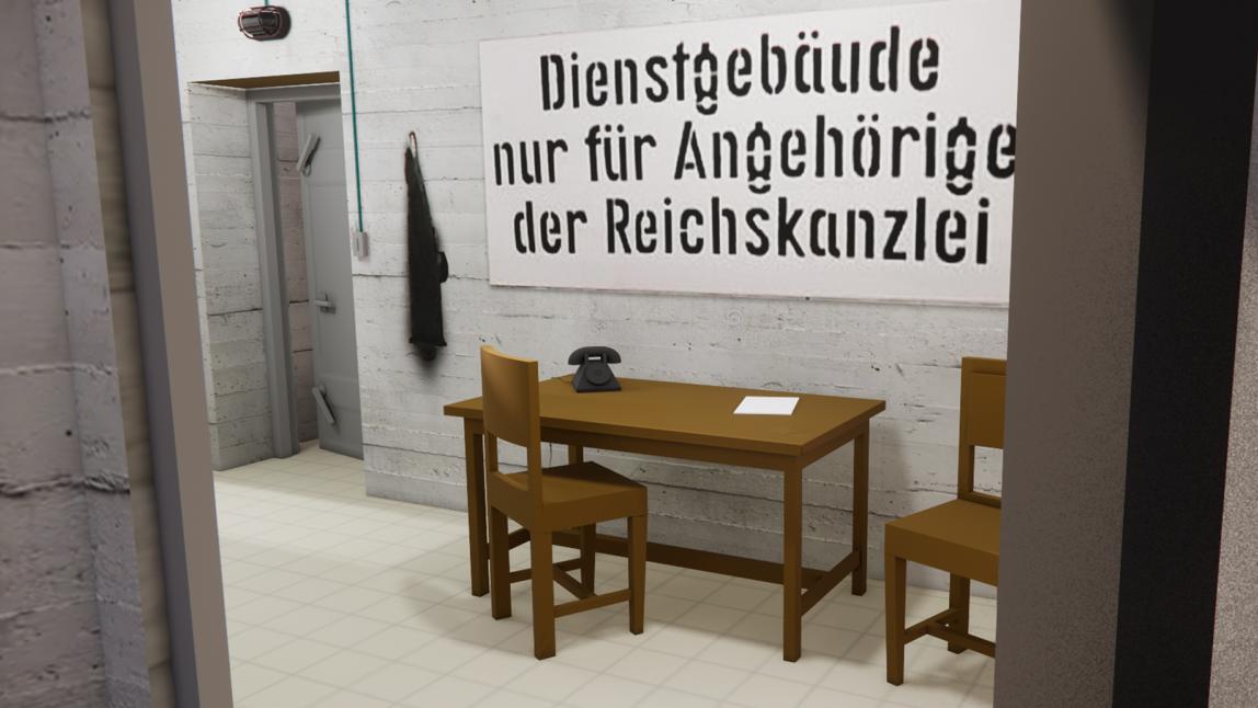 Cartel: Edificio de oficinas exclusivo para miembros de la Cancillería del Reich