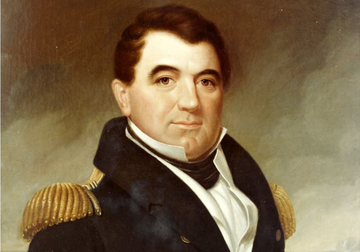 Retrato de Jorge Farragut atribuido a William Swain