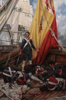 'Mi bandera', cuadro de Augusto Ferrer-Dalmau