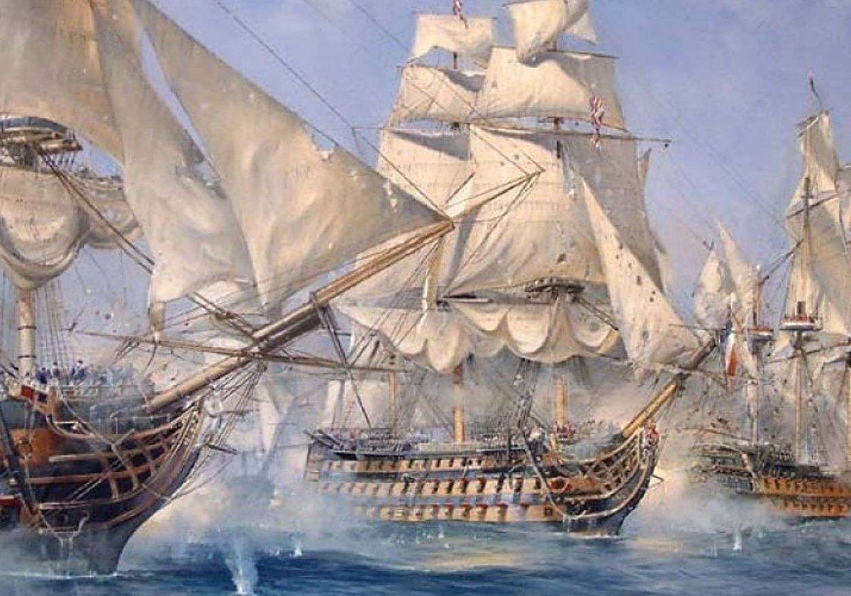 Ilustración sobre la batalla de la Poza de Santa Isabel