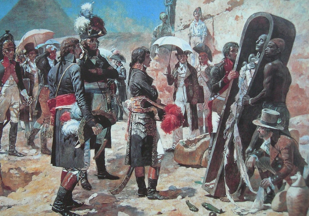 Napoleón, a su paso por Egipto