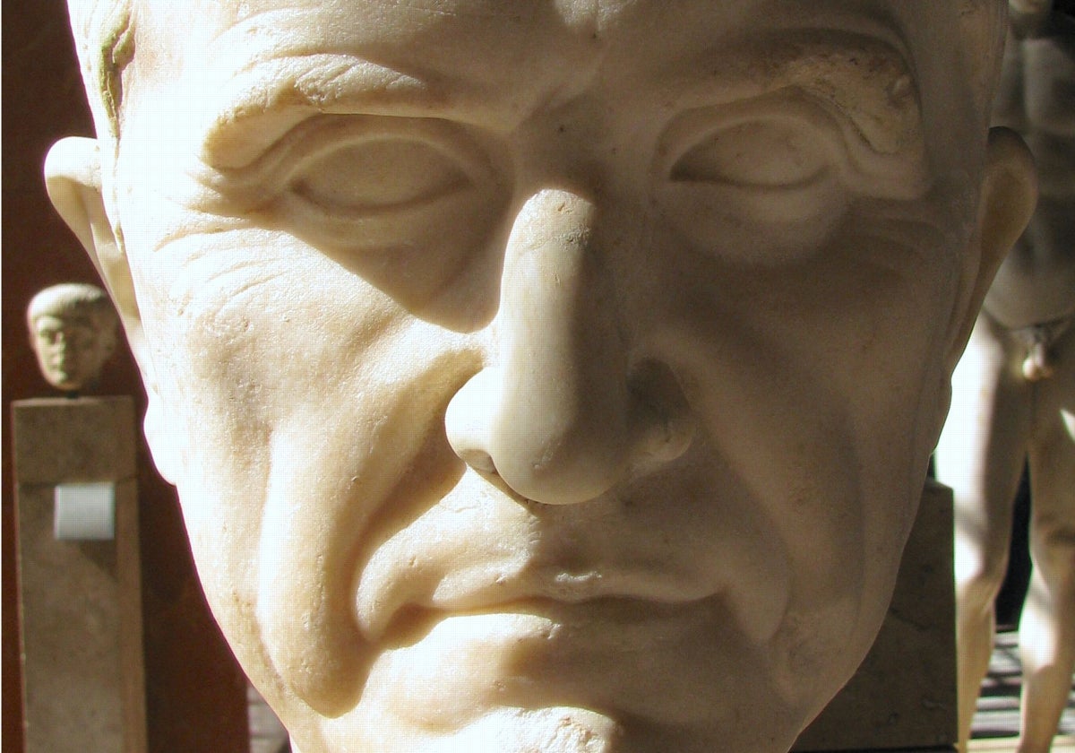 Busto de Craso exhibido en el Museo del Louvre