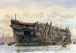 Los desconocidos «sepulcros flotantes» en los que España dejó morir a miles de soldados de Napoleón