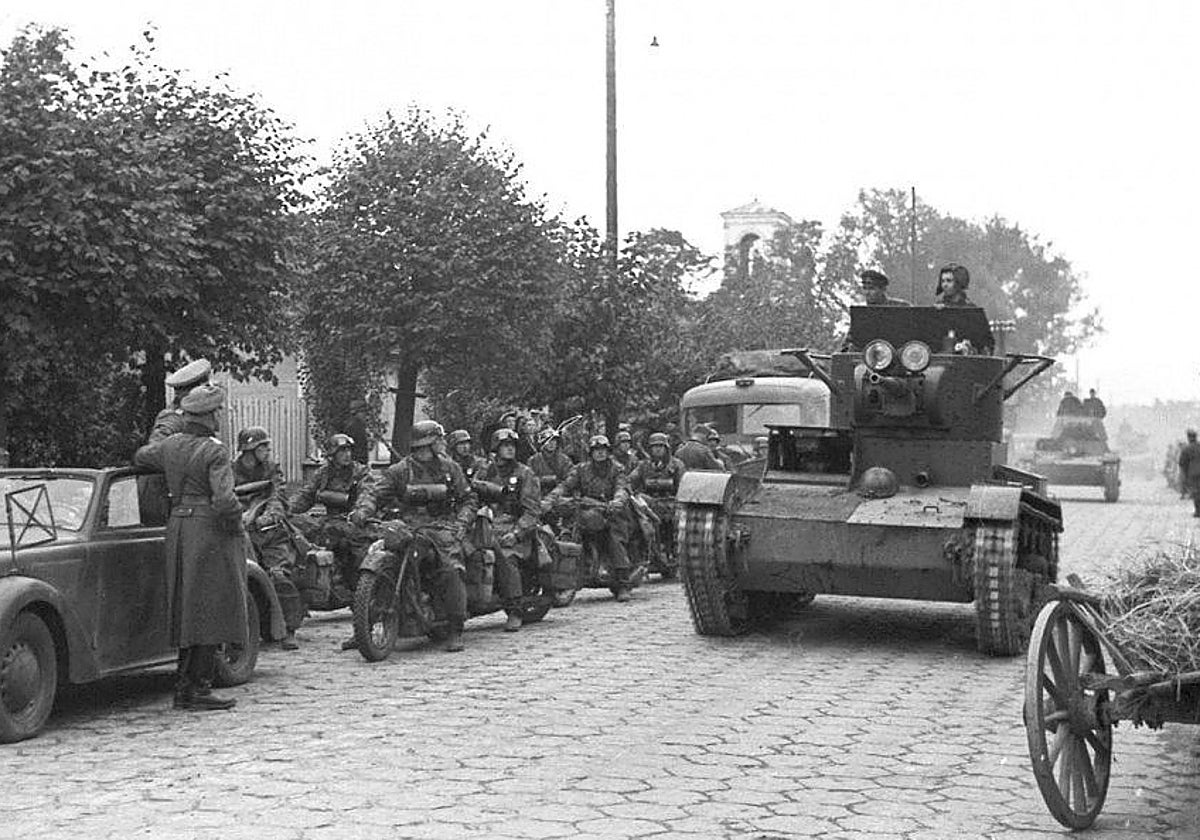 Invasión de Polonia el 17 de septiembre de 1939