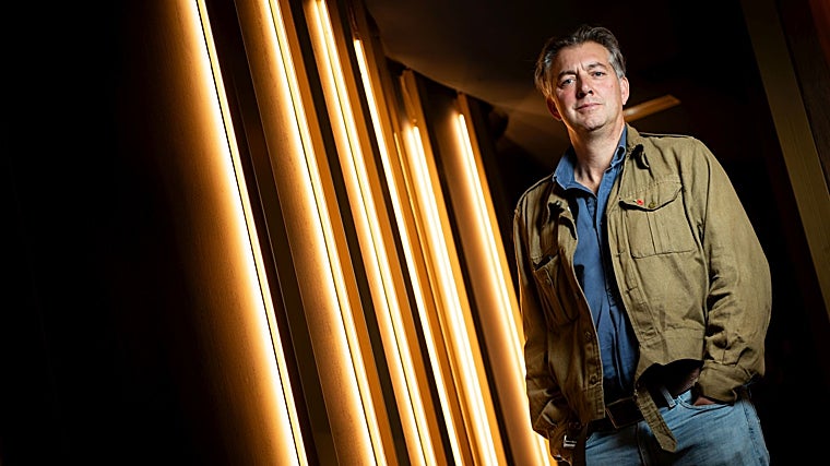 James Holland, durante la entrevista con ABC