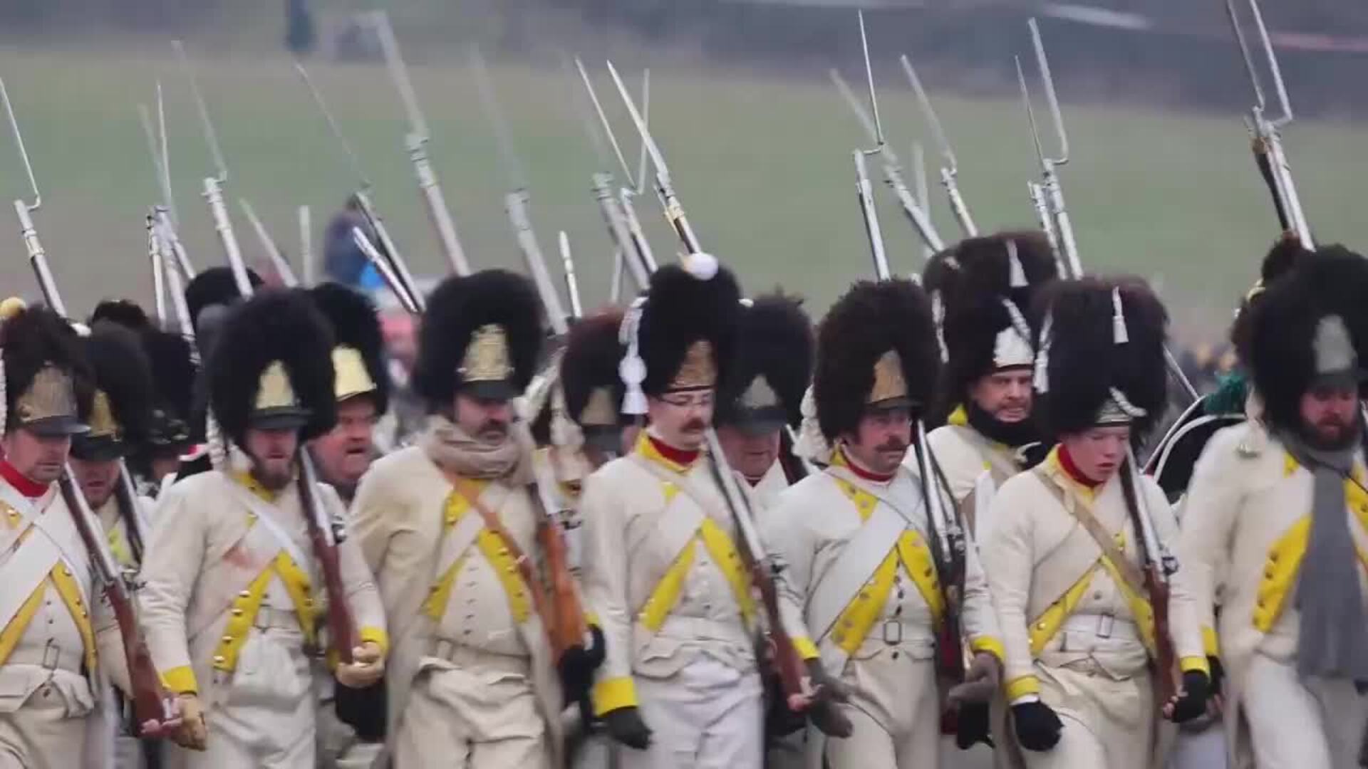 Más de mil personas participan en la recreación de la batalla de Austerlitz