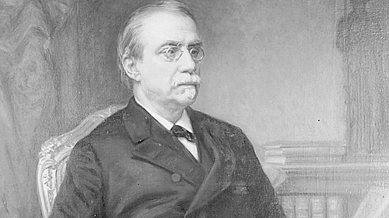 Retrato a lápis de Canovas del Castillo, tirado em 1897.