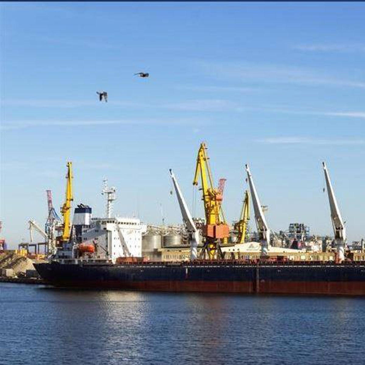 Sale del puerto ucraniano de Odesa el primer barco con grano desde el inicio de la guerra