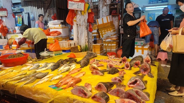 Mercado tradicional en Xiamen