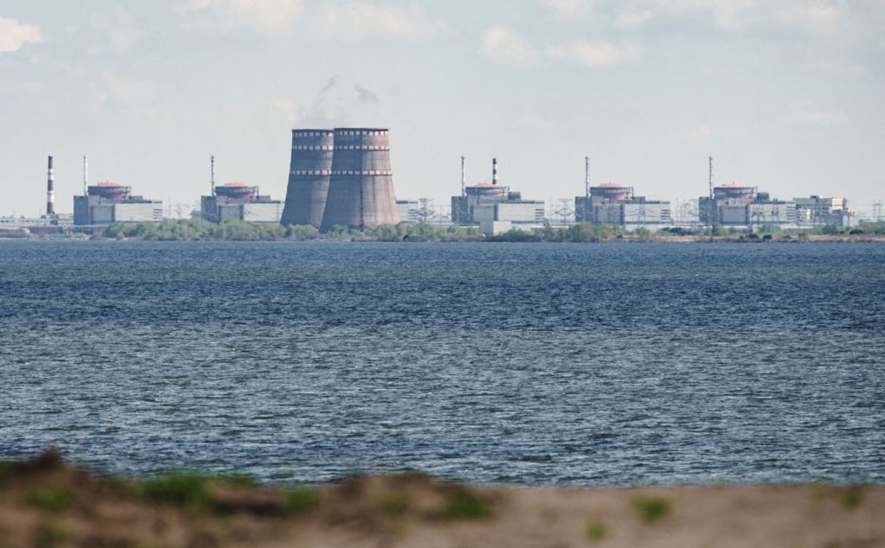 Central nuclear de Zaporiyia, en Ucrania