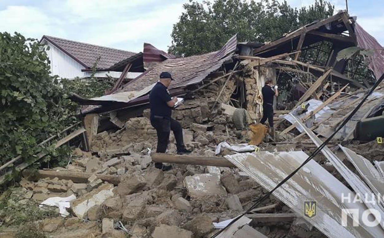 Imagen de la destrucción causada en la región de Dnepropetrovsk