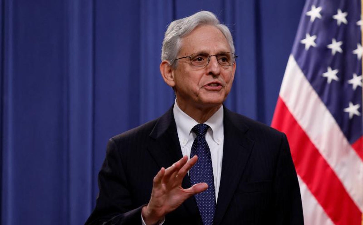 Merrick Garland, fiscal general de Estados Unidos, que autorizó la petición de registro en la residencia de Trump